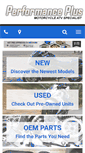 Mobile Screenshot of performancepluscycles.com